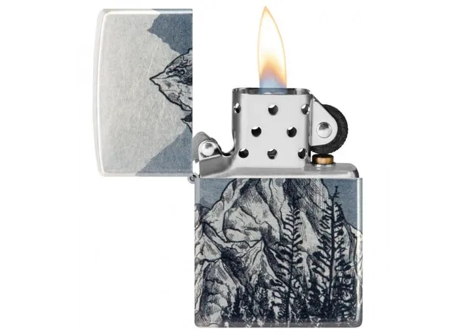 Запальничка Zippo 48459 Mountains Design Фото 2